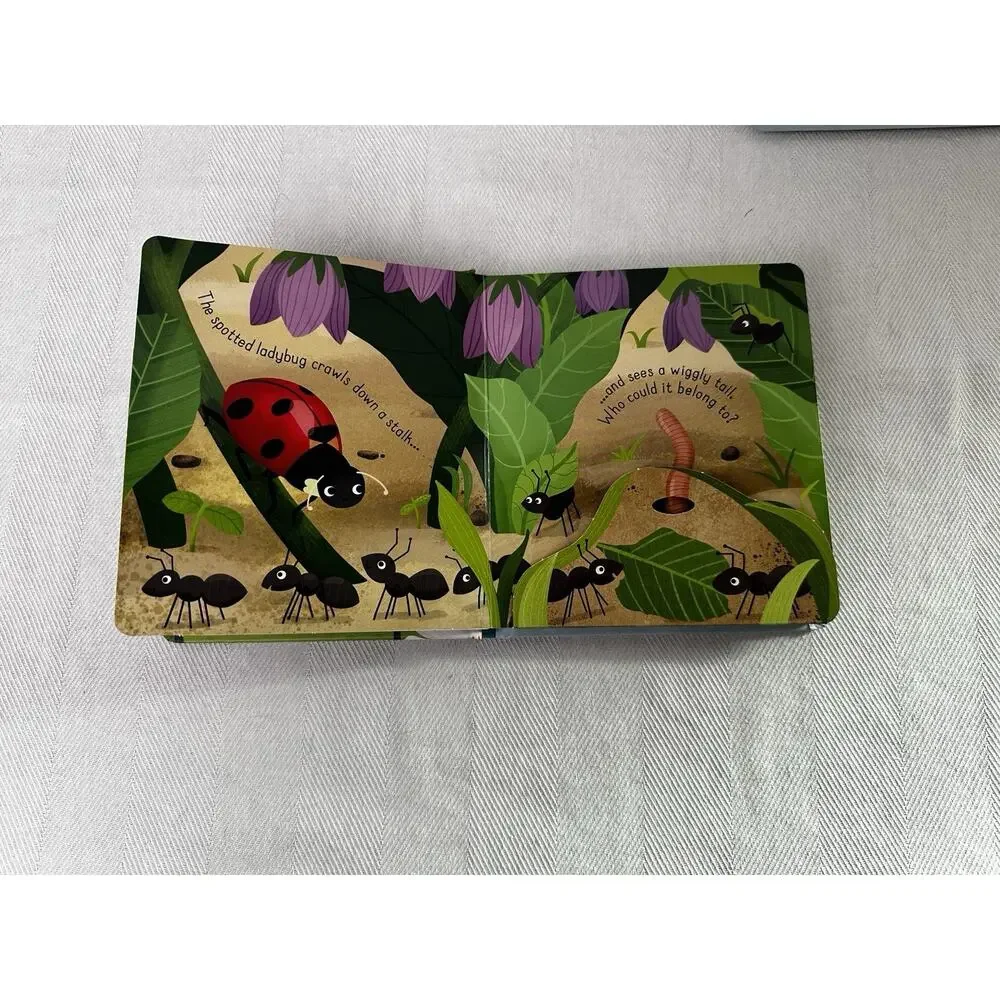 Usborne Little Lift and Look Bugs, Garden & Jungle - Board books (3) Good